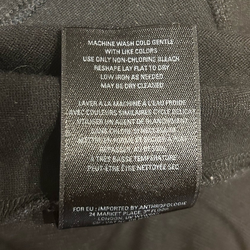 9-H15 STCL from Anthropologie Women’s Black Corset Tank Top, Size Large - Picture 7 of 7